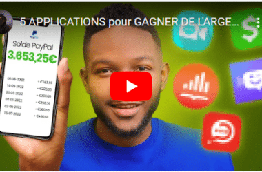 5 APPLICATIONS pour GAGNER DE L'ARGENT avec son TÉLÉPHONE PORTABLE