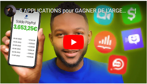 5 APPLICATIONS pour GAGNER DE L'ARGENT avec son TÉLÉPHONE PORTABLE